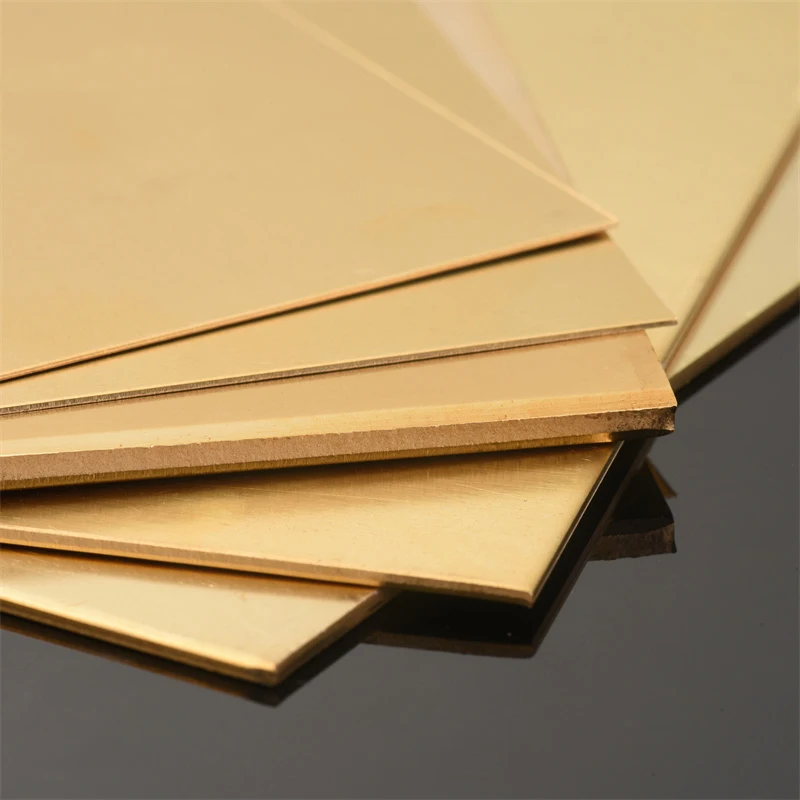 

1PCS H62 Brass Copper Plate Sheet Cu Cutting CNC Frame Model Mould DIY Contruction Thick 0.8/1/1.2/1.5/2/2.5/3/4mm
