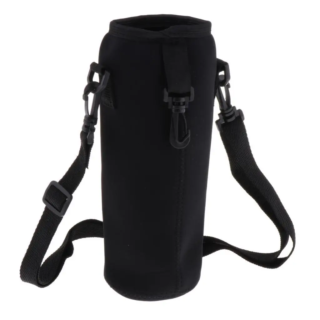 Water Bottle Carrier, Insulated Neoprene Water Bottle Holder Bag Case 1L with Adjustable Shoulder Strap 5