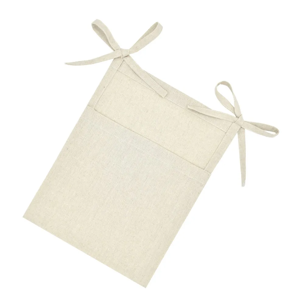 린넨 걸이형 소변 패드 보관 가방 방습 내마모성 방 침대 옆 걸이형 파우치 정리함 잡화 수납함