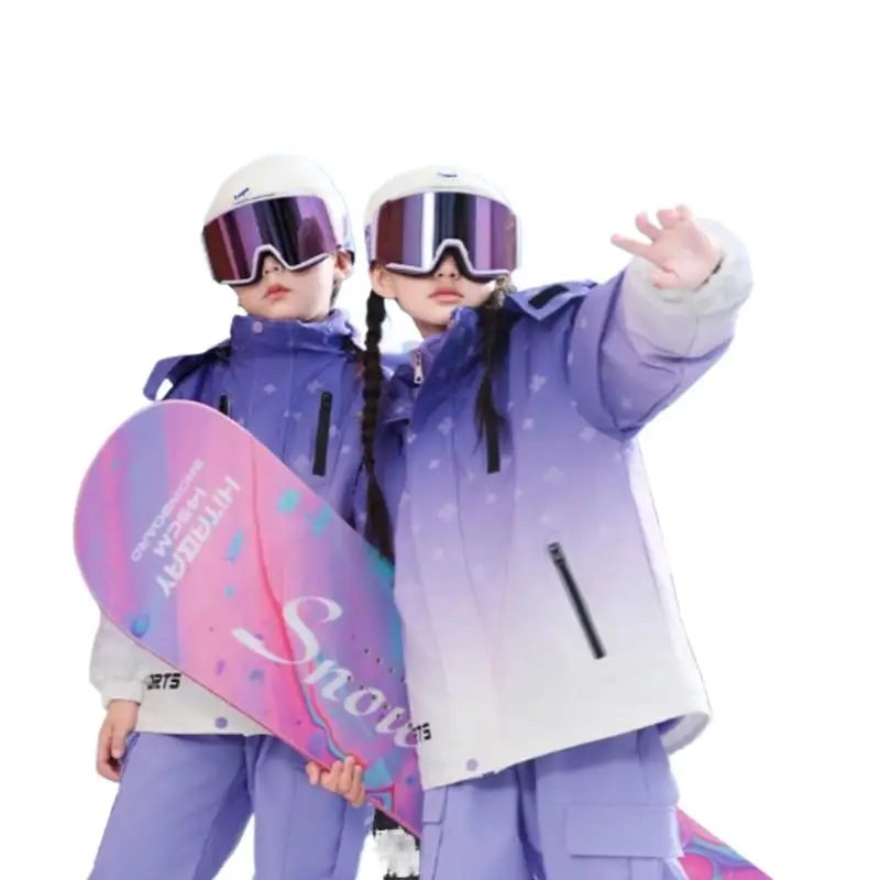 New Waterproof Assault Suit For Children In Autumn And Winter Breathable Ski Clothes For Boys And Girls' Student Skiing Ski Suit