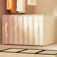 Organisateur de draps de lit, pliable, anti-poussière et transparent, facile d'accès, utilisé pour ranger les literie, les vêtements et autres articles 2