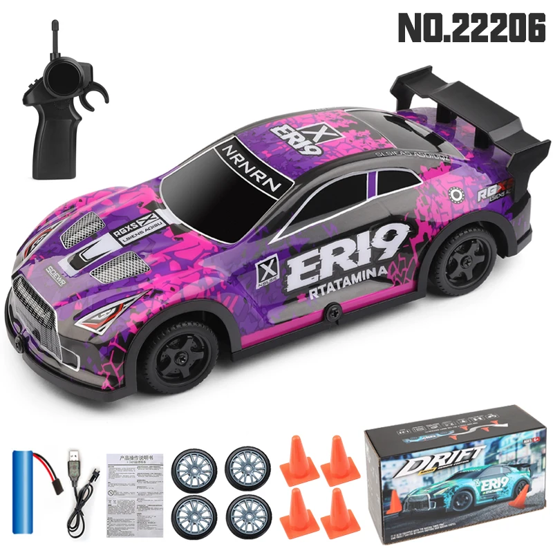 Remote Control 4WD Drift Car with LED Lights