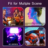 RGB LED Camera Light Full Color Output Video Lamp Kit Dimmable 2500K-8500K Bi-Color Panel Light CRI 95+ - Image 5