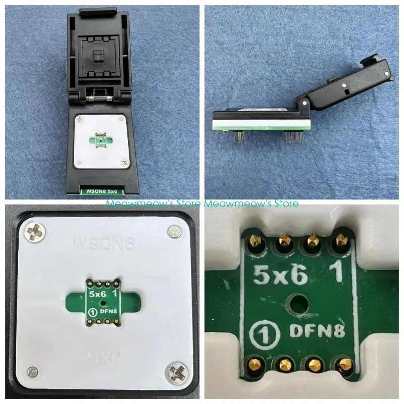 NOR 플래시 MLF8용 W91A IC 소켓 어댑터 WSON8 5X6mm 6X8mm
