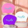 Swimming Caps for Women Large Size Long Hair Ear Protection Printed Swim Cap High Elastic Silicone Swimming Cap Pool Accessories 2