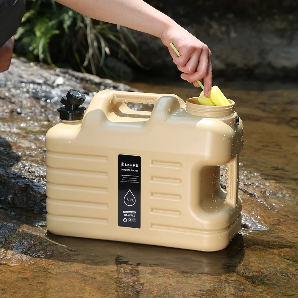 11/12/18/25l Wasserkrug Camping Wassereimer mit großer Kapazität und abnehmbarem Wasserhahn auslaufs icherer tragbarer Auto-Wassertank träger – Detail 11