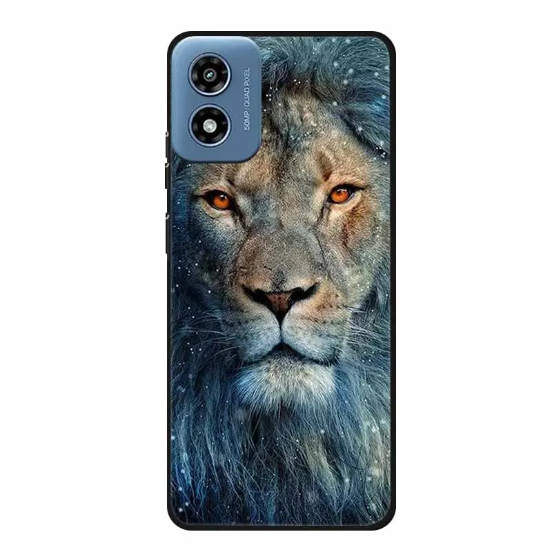Animal-Themed Soft Silicone Phone Case - Wolf Design -