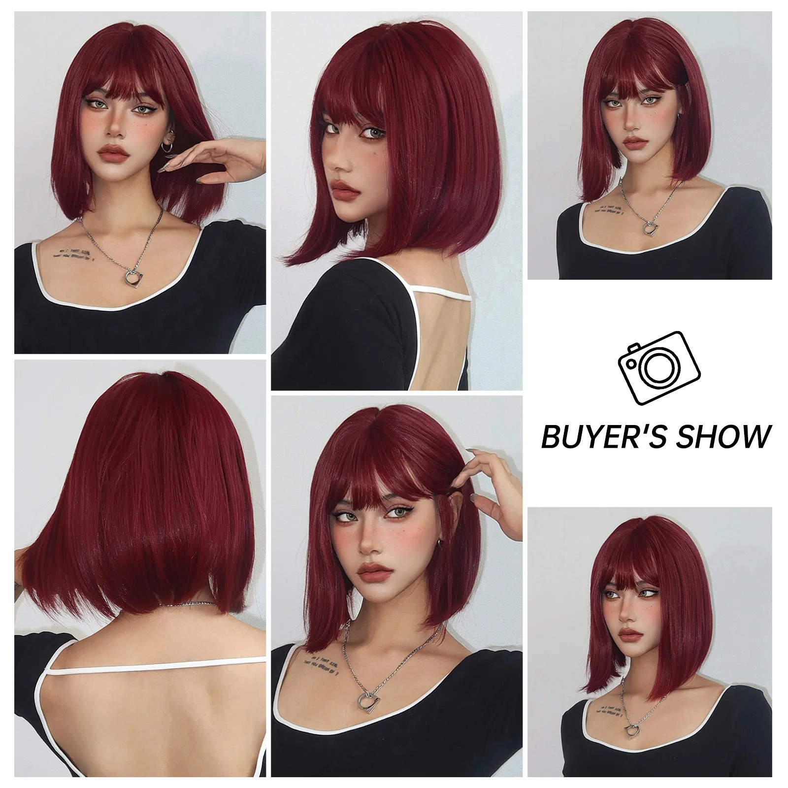 LADIES SHORT BOB WIG WOMENS COSPLAY COLOURS POP PARTY WIGS COSTUME FANCY DRESS - Foto 8