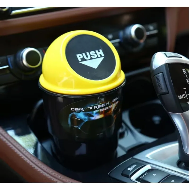 Car Trash Can Car Door Seat Back Garbage Storage Fashion Creative Water Cup Holder Storage Bucket car trash can