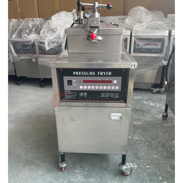 Commercial Pressure Fryer Crispy Broasted Chicken Frying Machine Pressure Frying Machine