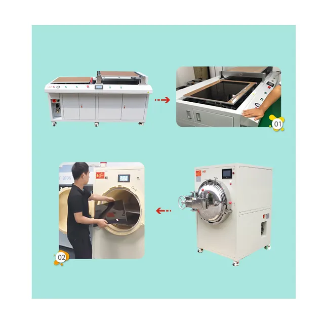 Read more about the article Large size 32/40/55/60/65 inch TV Led Airplane Screen Automatic Vacuum Laminator OCA SCA Lamination Machine