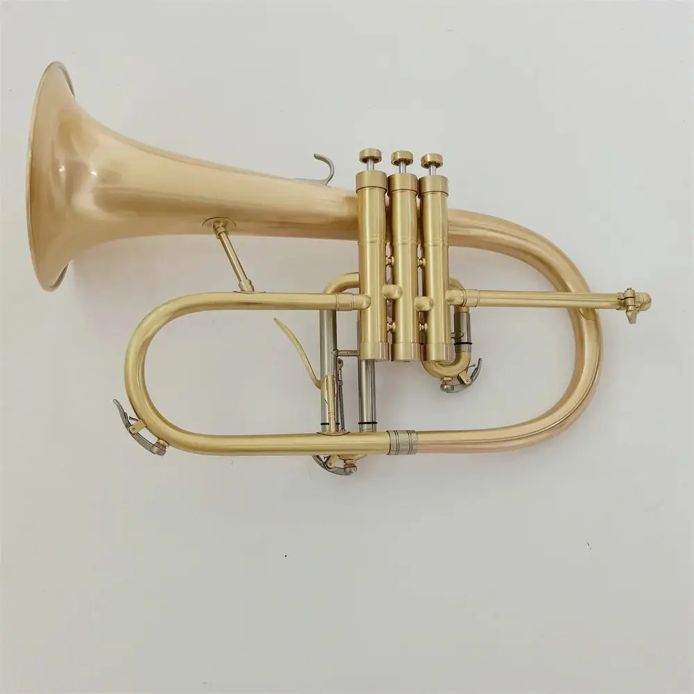 

Bb key brass imported from Germany professional trigger flugelhorn