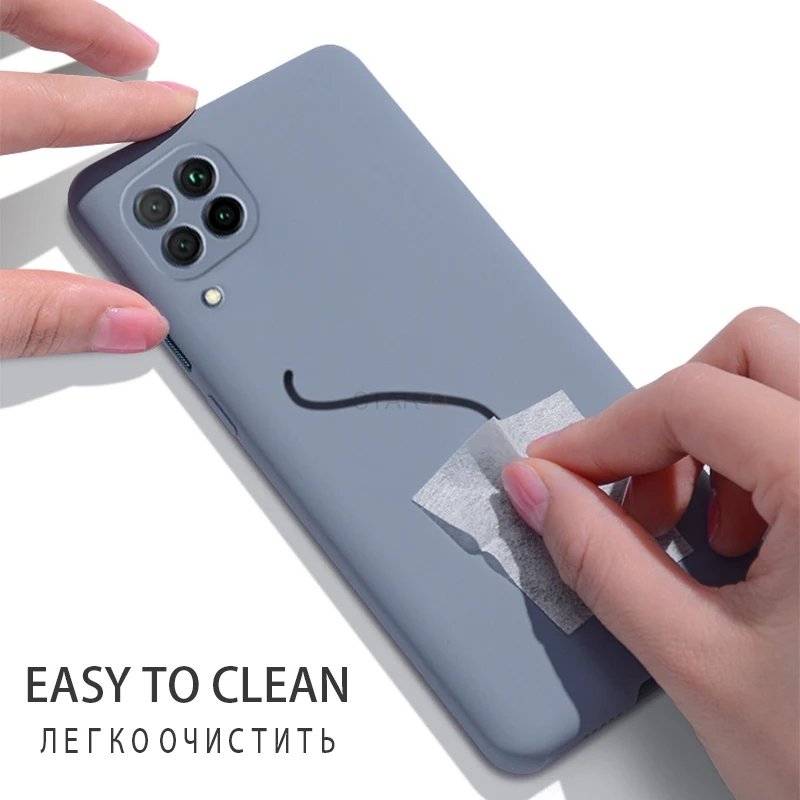 Premium Liquid Silicone Camera Protector Phone Case - Soft Back Cover