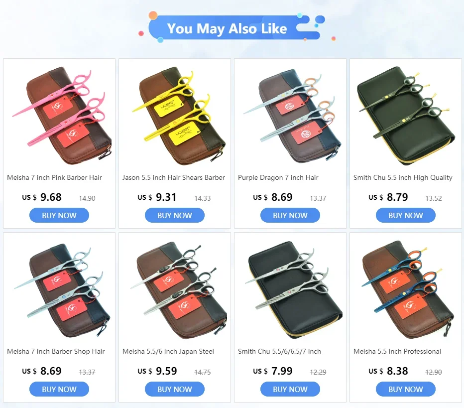 Description Picture 2 of itemJason 6 inch Hair Cutting Thinning Scissors Japan Steel Barber Salon Thinning Shears Styling Tools Hairdressing Scissors A0088D