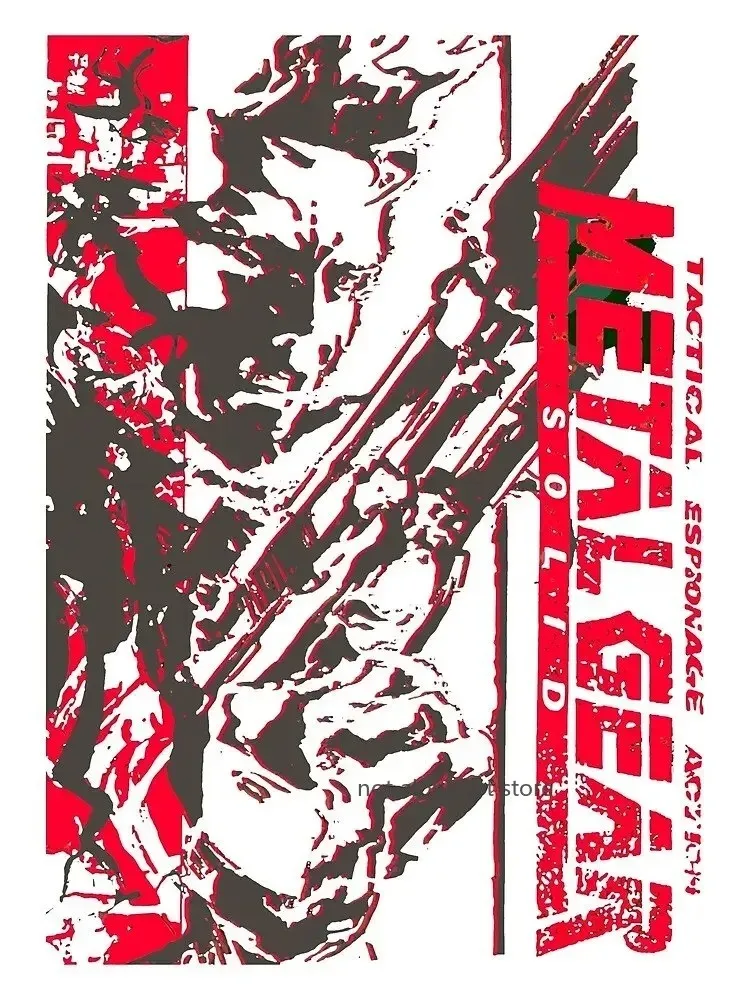 Metal Gear Solid Series Art Poster Canvas Painting - Home Decor Wall Print
