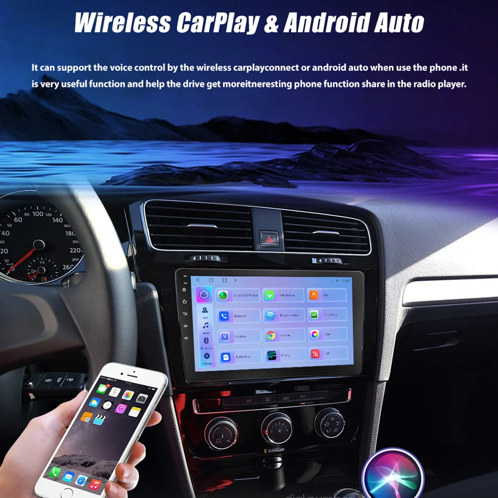 와우유즈풀 자동차 10.25인치 LCD 디지털 계기판 클러스터 (폭스바겐 EOS 09-16년) 안드로이드 내비게이션 라디오 플레이어 맵 패널 콕핏