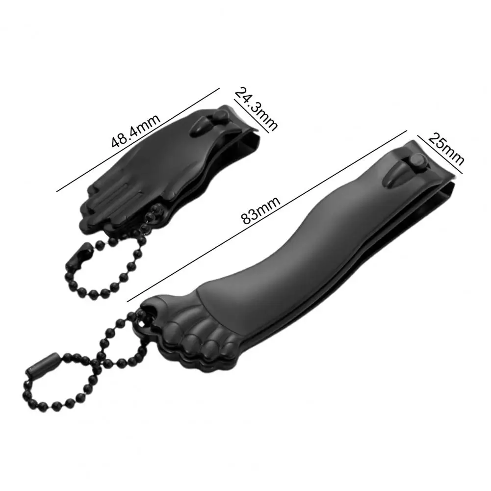 Nail Scissors Set Carbon Steel Hand Foot Shape 2Pcs/Set