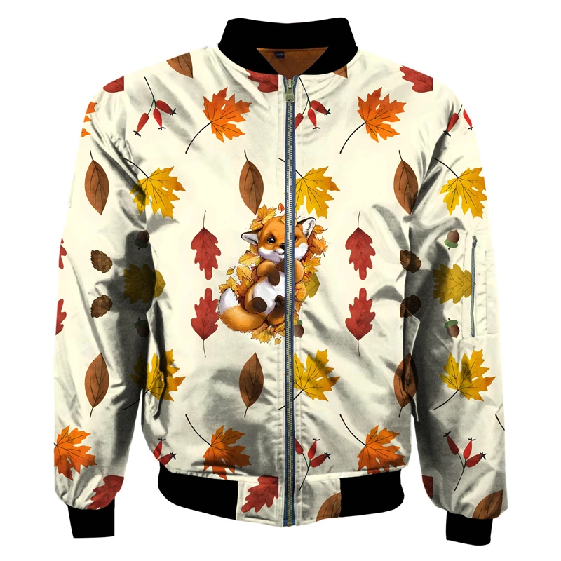 thumbnail image 1 of Chaqueta de primavera y otoño para hombre y mujer, con estampado 3D de animales y cremallera, chándal unisex, informal, con cremallera, ropa de abrigo con estampado de calidad, 1 of 4