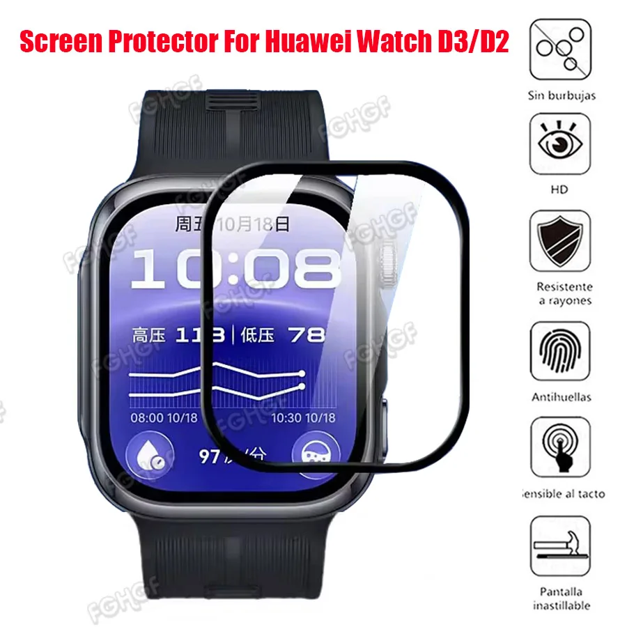 Soft Flexible Full-Cover Protective Film for Smartwatch Screen Guard