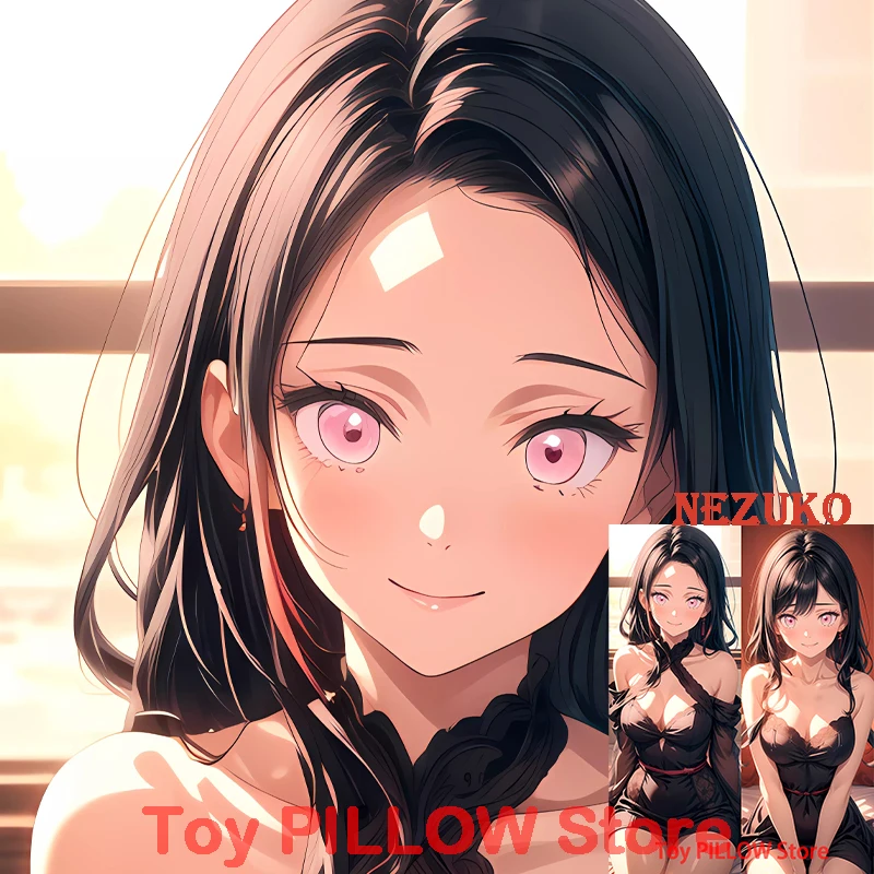 

Dakimakura anime дакимакура для тела Dakimakura anime Nezuko, двухсторонняя наволочка для тела с принтом в натуральную величину