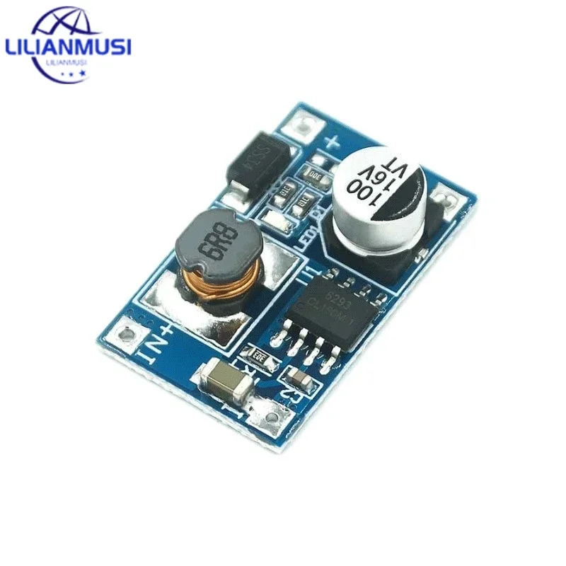 

50 шт., Модуль повышения мощности 8 Вт, вход 3 в-6 в до 12 В, 3,7 в, литиевая батарея, зарядное устройство Treasure USB, повышающая плата