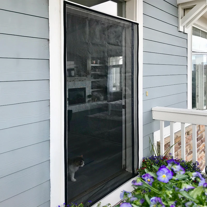 Description Picture 5 of itemDTGJ Magnetic Door Screen Very High Mosquito Net Custom Size Anti Insect Mesh Automatic Closing Curtain Applicable To Glass Door