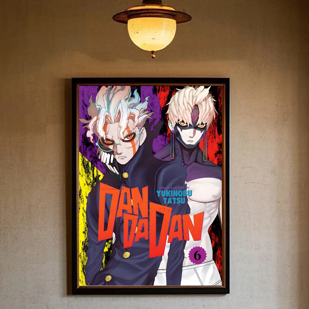 Dandadan Japanese Anime Poster HD art sticky wall waterproof home living room bedroom bar aesthetic decoration