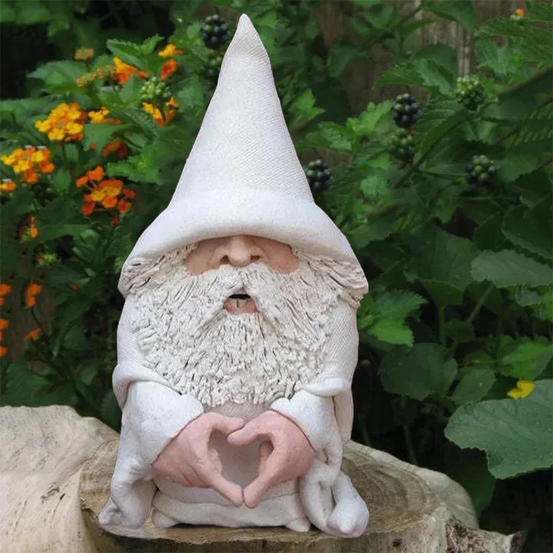 Garden Gnome Standbeeld, Hars Gnome Beeldje Met Solar Led-Verlichting, Outdoor Garden Decor Voor Patio Gazon Porch Office, Tuinieren Geschenken Buiten Decor Garden Gnome Standbeeld, Hars Gnome Beeldje Met Solar Led-Verlichting, Outdoor Garden Decor Voor Patio Gazon Porch Office, Tuinieren Geschenken Buiten Decor