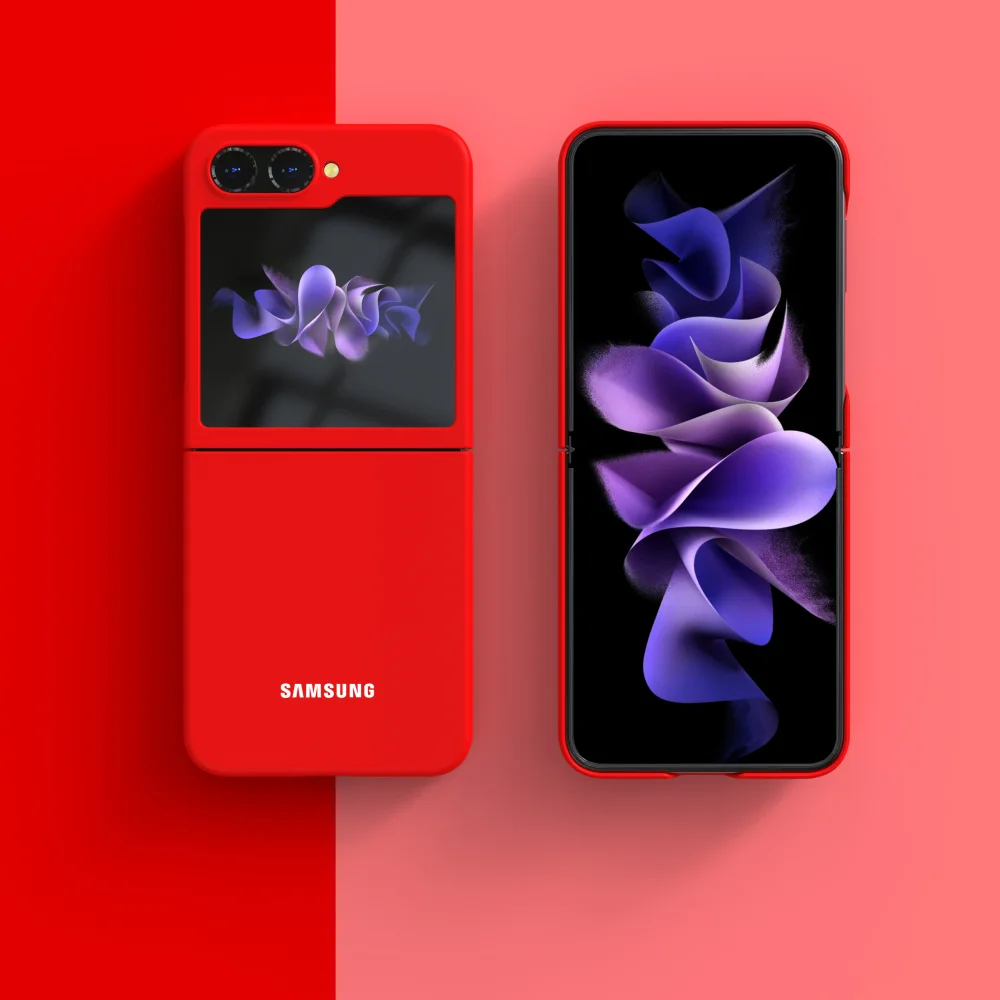 Shockproof Hard Slim Color Phone Case for Samsung Galaxy Z Flip Series