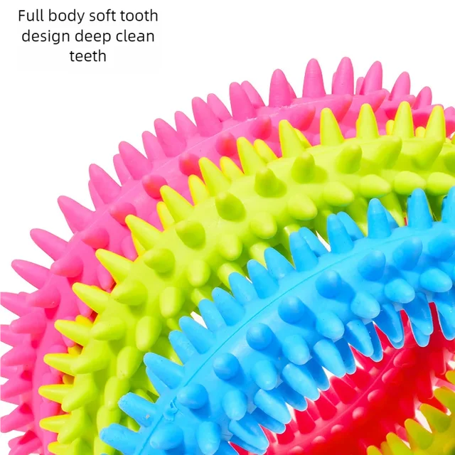 Pet Chew Toy Soft Rubber Bite-resistance Bone Shape Teeth Grinding Chewing Toys for Small Dogs Training Pet Supplies 3