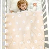 Fresh Pastel Floral Pattern Muslin Baby Swaddle Blankets Soft Newborn Security Blanket 0-24 Months Infant Receiving Blankets 3