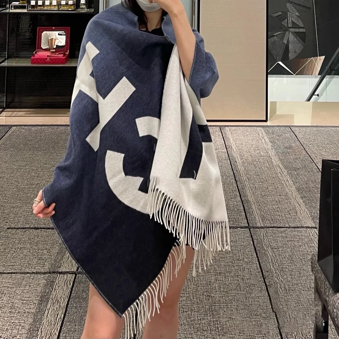 Louis Vuitton LV Women Wool Scarf Shawl Scarf from