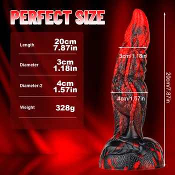Liquid Silicone Realistic Strong Suction Prostate Massager Dildos Large Butt Plug Animal Monster Dragon Dildo Sex Toys For Women 2