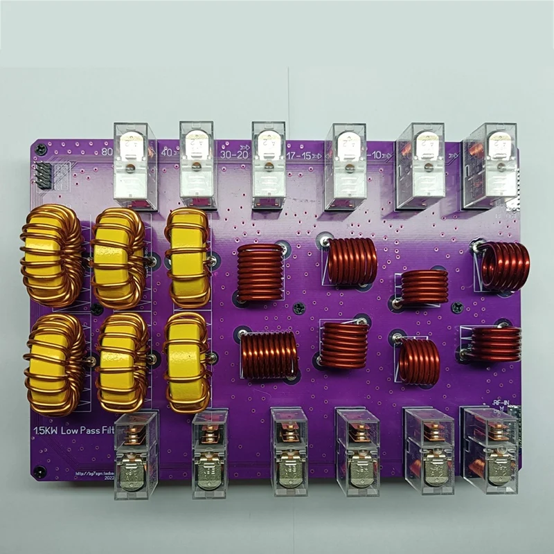 1500W 50&Omega; 10 Band Low Pass Filter 10 Band Low Pass Filter For Shortwave Power Amplifiers