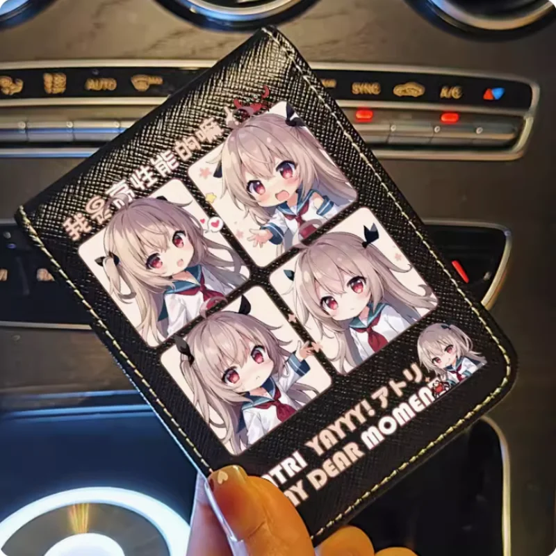 Anime ATRI -My Dear Moments Cartoon Fashion Wallets PU Purse Card Holder Money Bag Gift B307 Cosplay