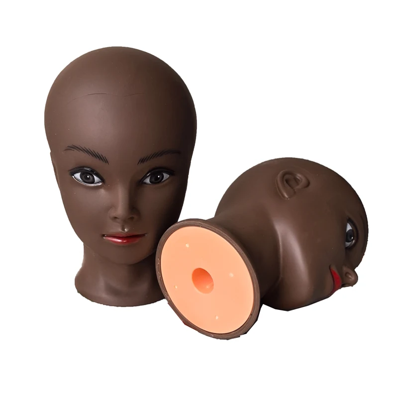 Bald Mannequin Head Wig Making Head Professional Cosmetology Women Head for Wig Making Displaying  Hair