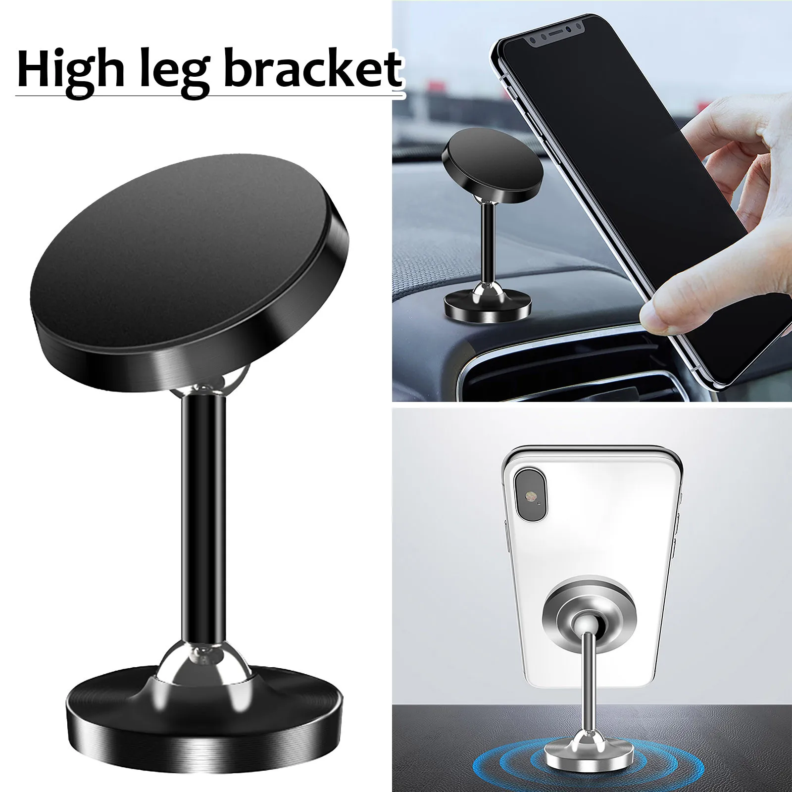 Two Phone Case Holder Tripod for Filming Overhead Ball Phone Bracket
