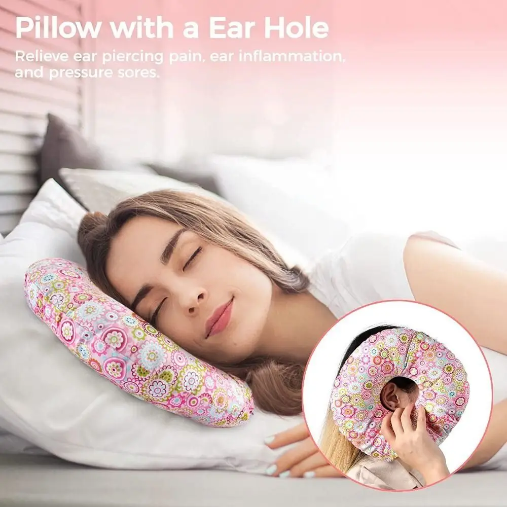 New Ear Guard Piercing Pillow for Side Sleepers Pillow with an Ear Hole for CNH and Pain Ear Inflammation Pressure Sores 3