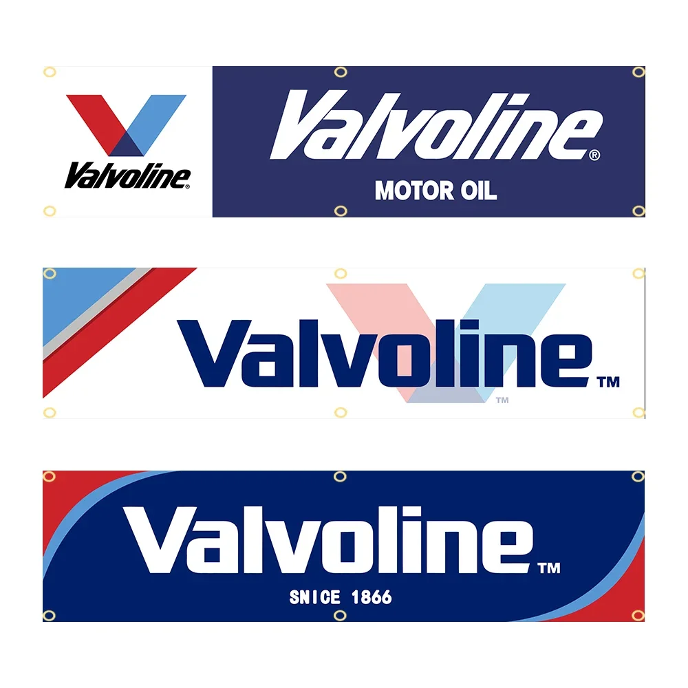 60 X240Cm Valvolines Engine Oil Banner Flag Poliestere Stampato Garage O Arazzo Decorazione Esterna
