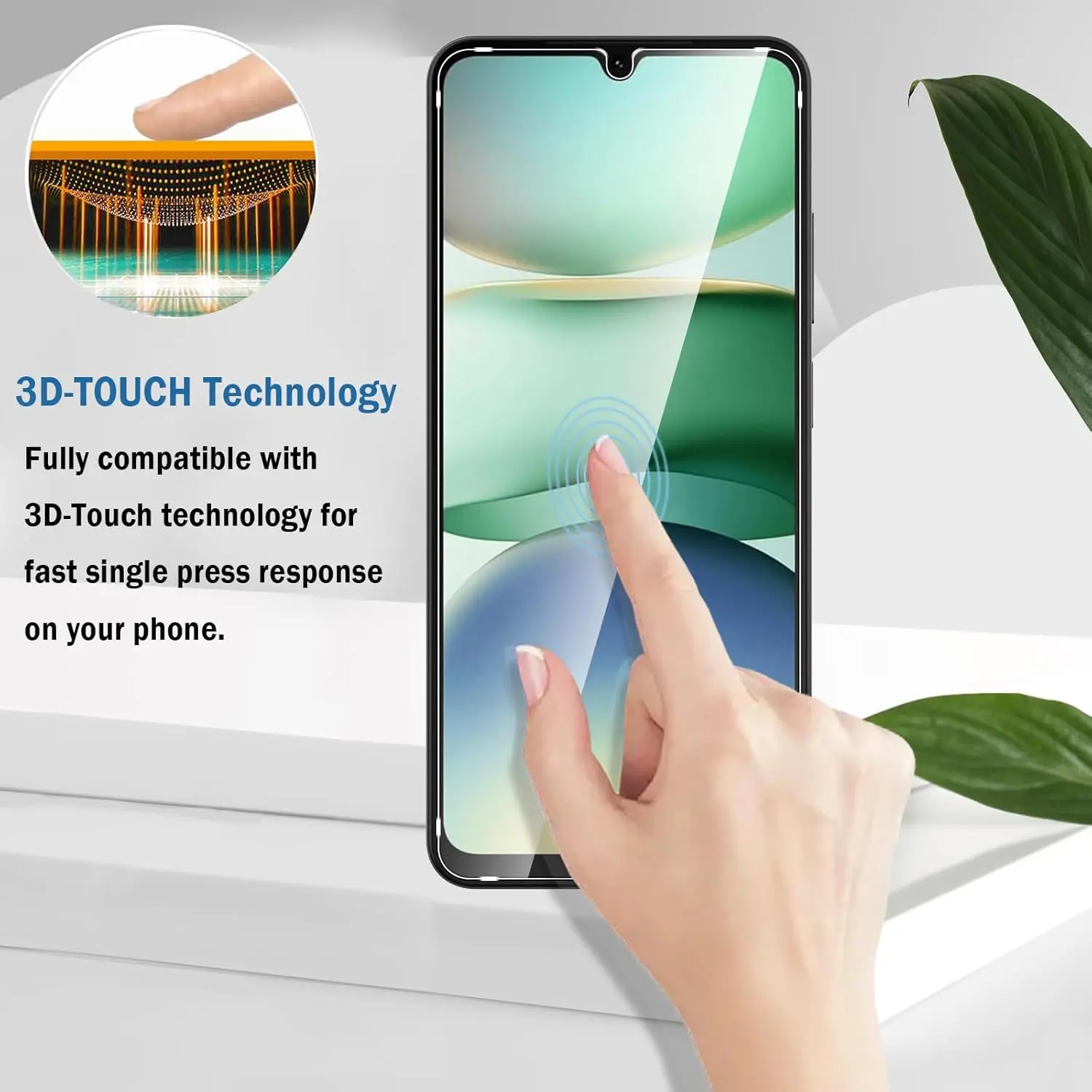 High-Definition Anti-Drop Tempered Glass Screen Protector with Intelligent Features