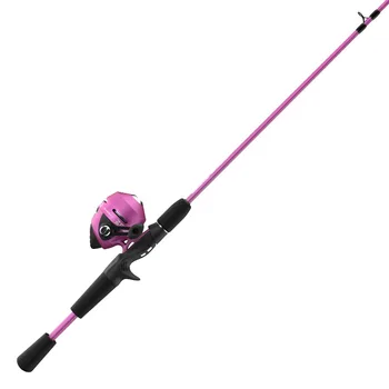 Slingshot Spincast Reel and Fishing Rod Combo, 5-Foot 6-Inch 2-Piece Fishing Pole, Size 30 Reel,Innovative design 1