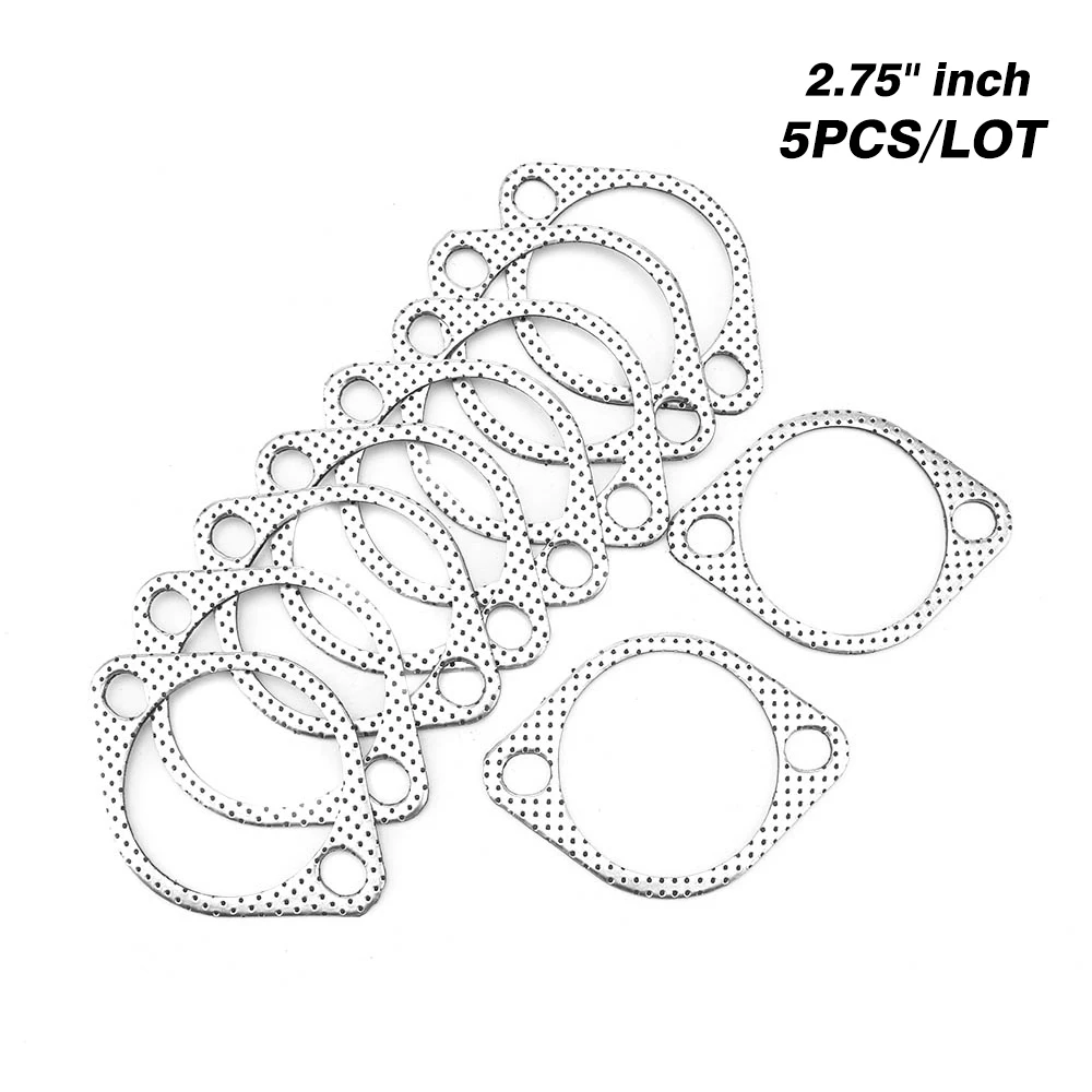 CNSPEED Aluminum 2.75 inch 71mm Car Engine Exhaust Gasket Downpipe Flange Universal Exhaust Pipe Gasket 5pcs/Lot