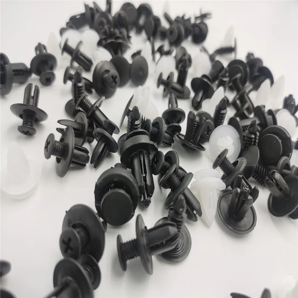 60pcs 자동 패스너 클립 혼합 Kia Sportage Rio Forte Sorento Soul K2 K3 K4 K5 K9 그랜드 카니발 프라임 론도