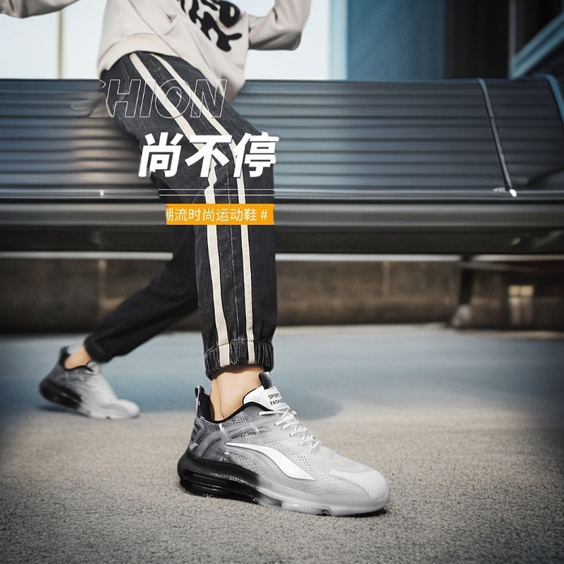 Men's Sports Shoes Summer Lightweight Men's Shoes Casual Shoes Soft-soled Shock-absorbing Wear-resistant Running Shoes