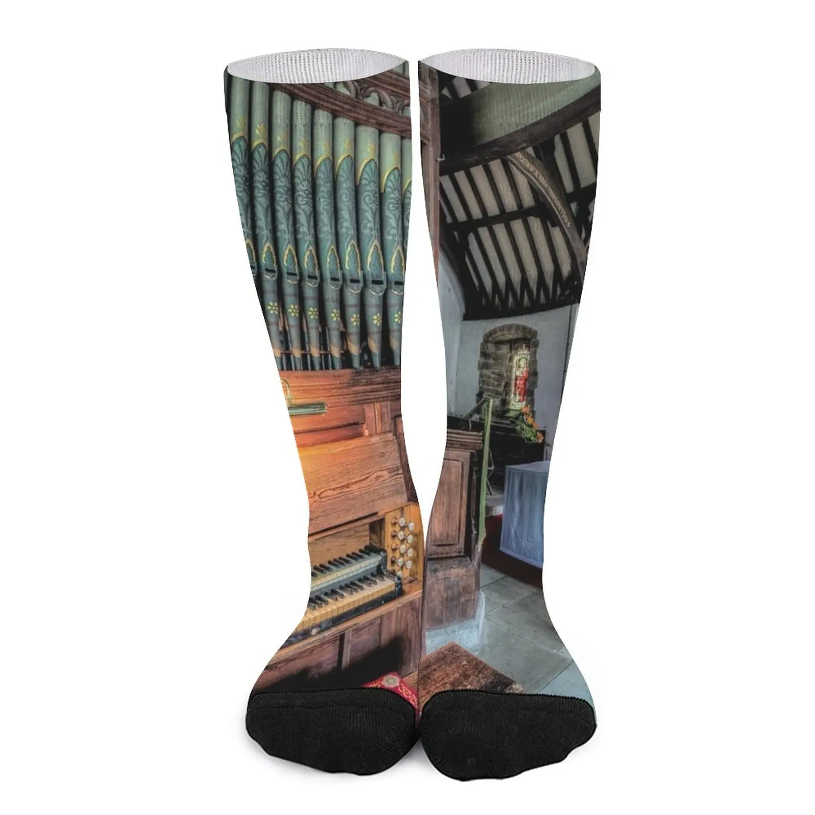 St Digains Church Organ Socks Socks men cotton Man socks churches of the church of england