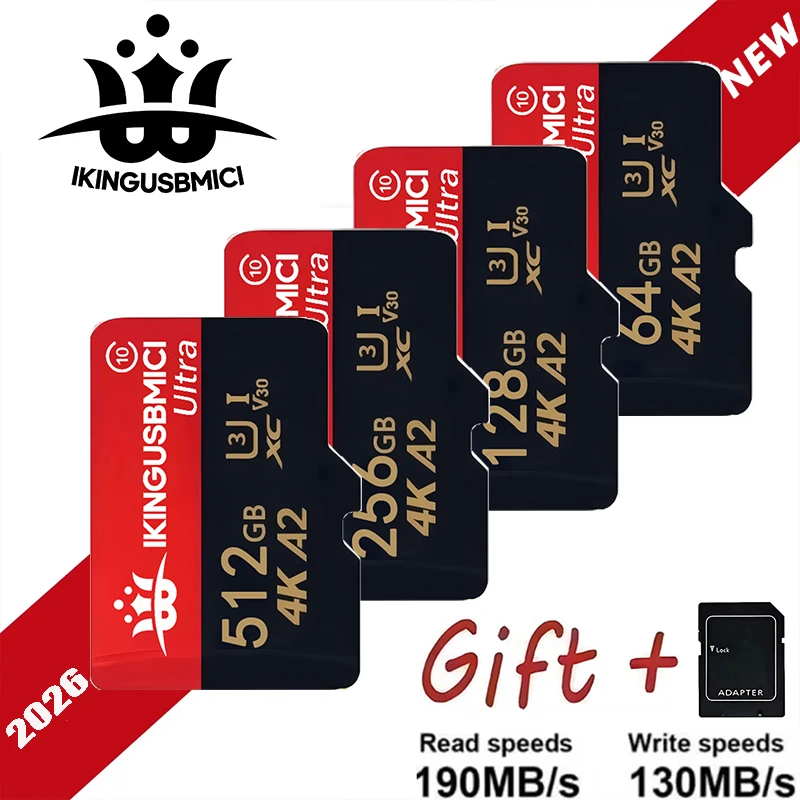 컴팩트 메모리 카드 16GB/32GB/64GB/512GB 및 마이크로 SD 카드 SD 카드 TF 카드 감시 카메라용 고속 전송 카드