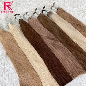REMI 100% Real Human Vietnamese Hair Bulk No Weft Straight Virgin Hair Extensions for Braiding Human Hair Weaving 1