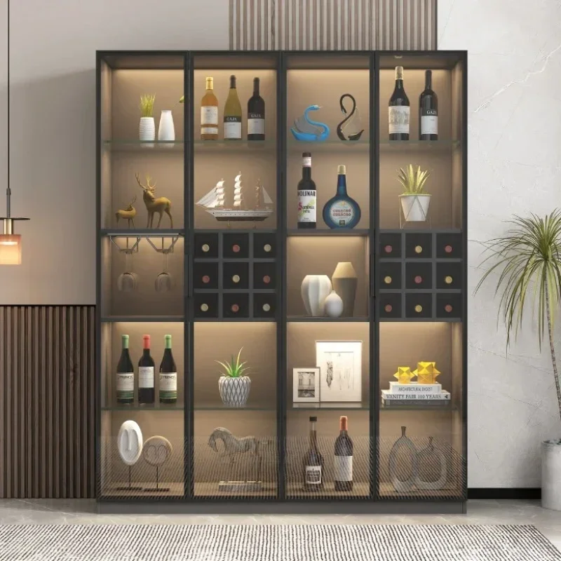 Wooden Display Wine Cabinets Wall Storage European Furniture DF32FS