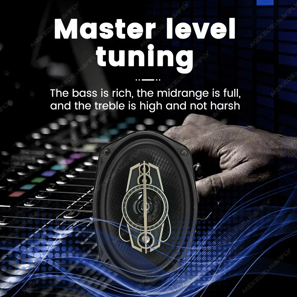 Car Audio For High restoration HIFI- level 5/6.5/6*9inch Universal Automotive Car Audio 4/5 Route Coaxial Speakers Master tuning