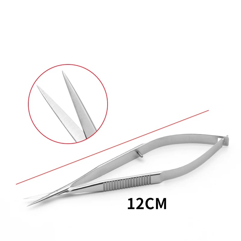 Castroviejo Corneal scissors Capsule membrane scissors Titanium/stainles steel Micro ophthalmic instruments 1pcs cornea scissors,ophthalmic tool,surgical instruments